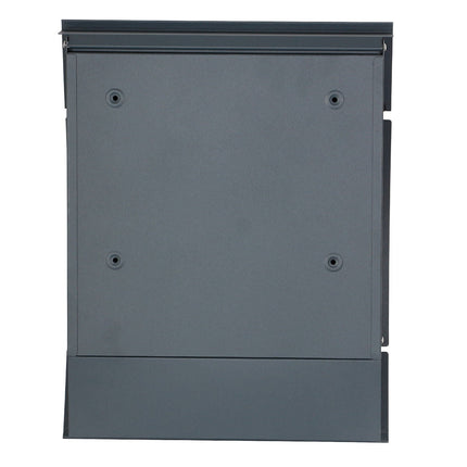 Phoenix Estilo Front Loading Letter Box MB0122KA in Graphite Grey with Key Lock – view 5
