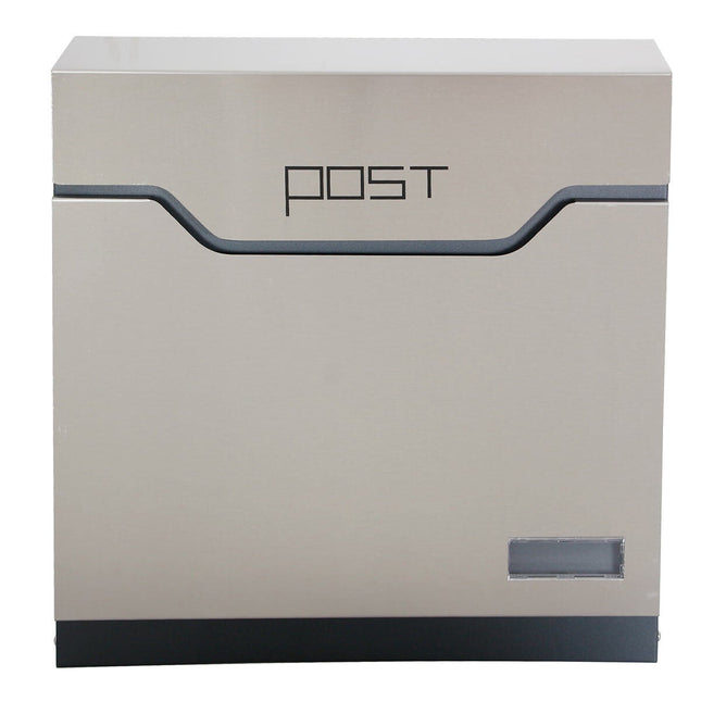 Phoenix Estilo Top Loading Letter Box MB0123KS in Stainless Steel with Key Lock – view 2