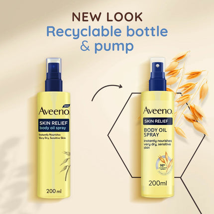 Aveeno Skin Relief Oil Spray, 3 x 200ml – view 6