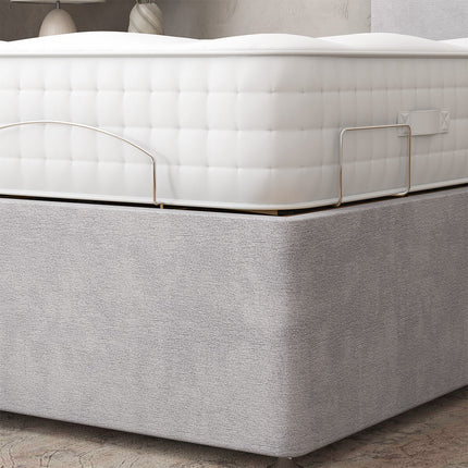 Highgrove Radnor Grey Fabric Electric Adjustable Bed Frame with 1000 Spring Count Long Single Mattress in 2 Firmness Ratings – view 8