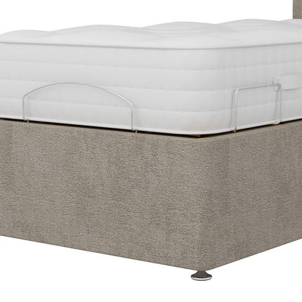 Highgrove Radnor Taupe Fabric Electric Adjustable Bed Frame with 1000 Spring Count Long Single Mattress in 2 Firmness Ratings – view 7