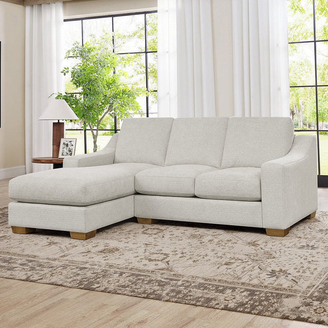 Thomasville Dillard Grey Fabric Corner Sofa