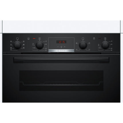 Bosch Series 4 NBS533BB0B Double Oven, A Rated in Black – view 2