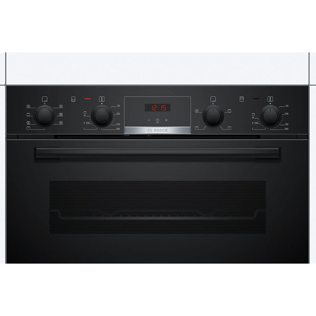 Bosch Series 4 NBS533BB0B Double Oven, A Rated in Black – view 2