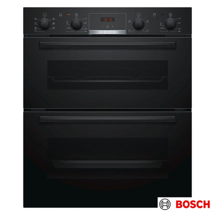 Bosch Series 4 NBS533BB0B Double Oven, A Rated in Black