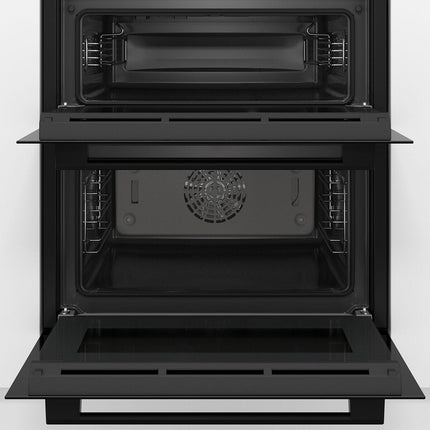 Bosch Series 4 NBS533BB0B Double Oven, A Rated in Black – view 4