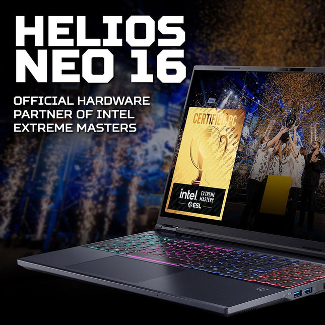 Acer Helios, Intel Core Ultra 9, 16GB RAM,512GB SSD, NVIDIA GeForce RTX 5070 Ti, 16 Inch Gaming Laptop, NH.U44EK.004 – view 2