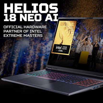 Acer Helios, Intel Core Ultra 9, 16GB RAM, 1TB SSD, NVIDIA GeForce RTX 5080, 18 Inch Gaming Laptop, NH.U55EK.001 – view 2