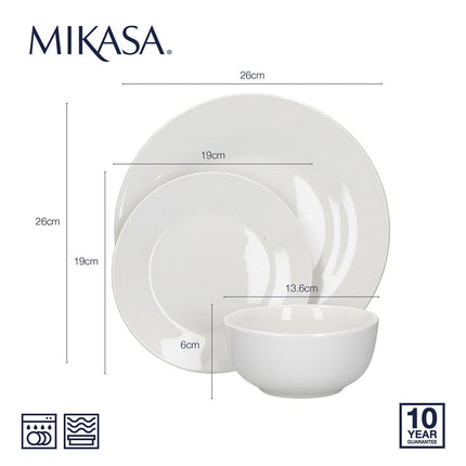 Mikasa Alexis Dinnerware Set, 12 Piece – view 4