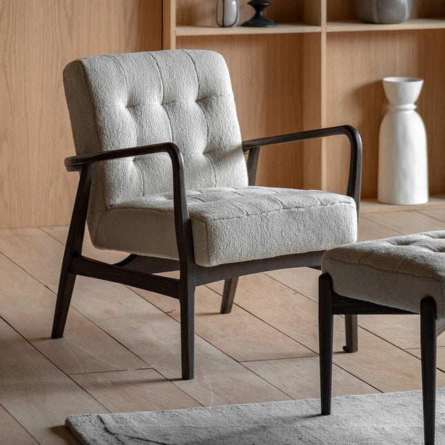 Gallery Humber Natural Faux Sheepskin Armchair