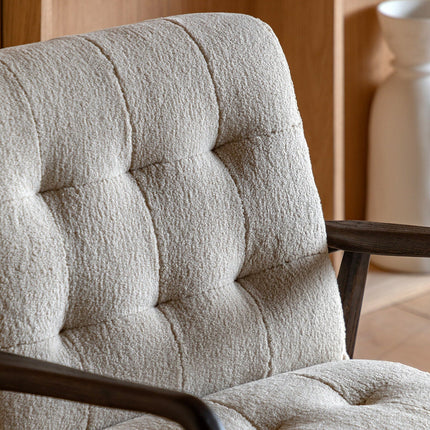 Gallery Humber Natural Faux Sheepskin Armchair – view 3