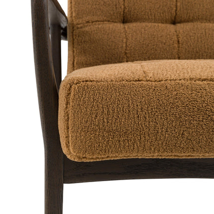 Gallery Humber Orange Faux Sheepskin Armchair – view 4