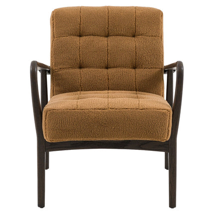 Gallery Humber Orange Faux Sheepskin Armchair – view 5