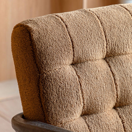 Gallery Humber Orange Faux Sheepskin Armchair – view 3
