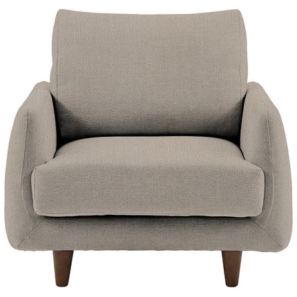 Gallery Oakwood Natural Fabric Armchair – view 6