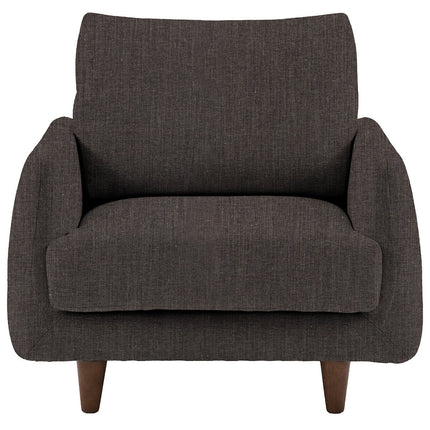 Gallery Oakwood Dark Grey Fabric Armchair – view 5