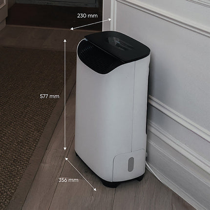 Meaco DD8L Pro Desiccant Dehumidifier in White – view 2