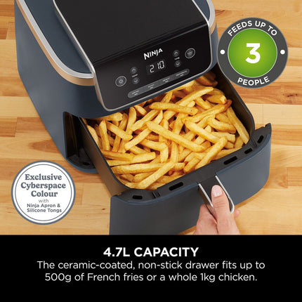 Ninja AF140UK 4.7L Air Fryer Pro in Black – view 8