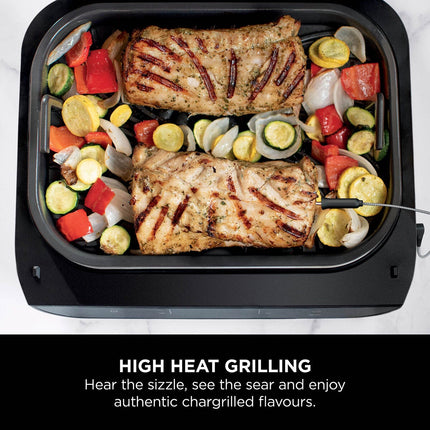 Ninja DG551UK 6-in-1 MAX Grill & Air Fryer in Grey – view 5