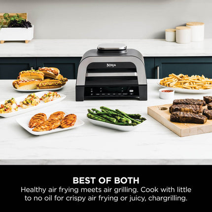 Ninja DG551UK 6-in-1 MAX Grill & Air Fryer in Grey – view 2