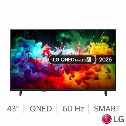 LG 43QNED70B6C 43 Inch QNED 4K Ultra HD Smart TV