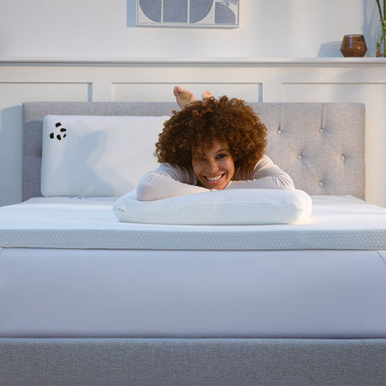 Panda Memory Foam Bamboo European Mattress Topper in 3 Sizes – view 2