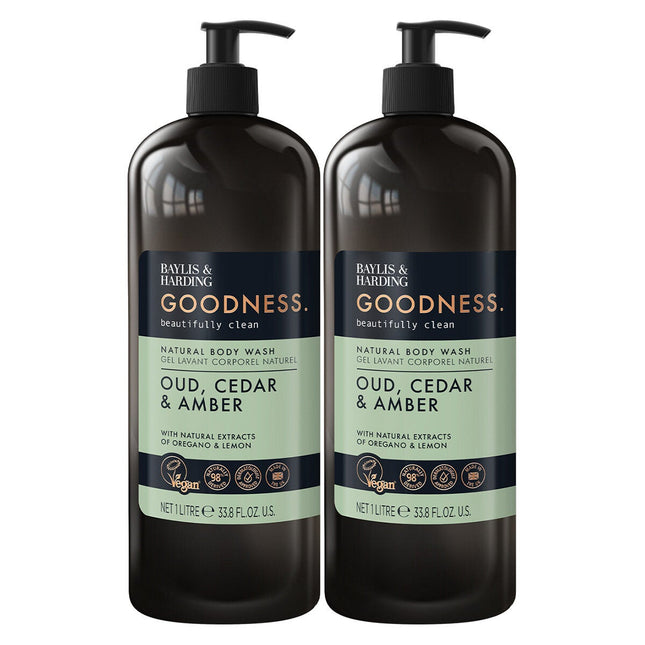 Baylis & Harding Goodness Bodywash, 2 x 1L in 2 Options – view 2