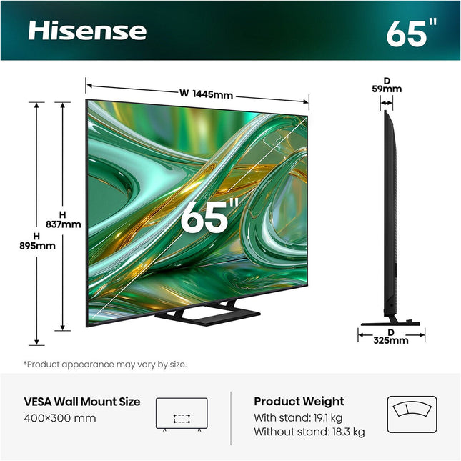 Hisense 65E8STUK 65 Inch Mini LED 4K UHD Smart TV – view 2