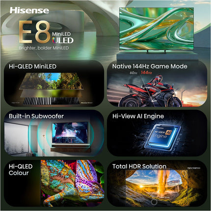 Hisense 50E8STUK 50 Inch Mini LED 4K UHD Smart TV – view 5