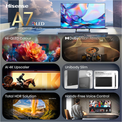 Hisense 50A7STUK 50 Inch QLED HD Smart TV – view 5