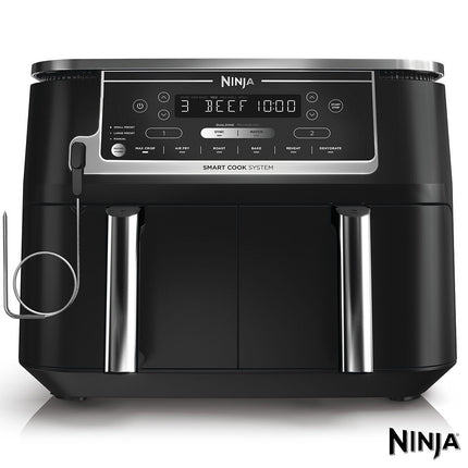 Ninja AF451UK Foodi MAX Dual Zone Air Fryer with Smart Cook System in Black