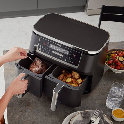 Ninja AF451UK Foodi MAX Dual Zone Air Fryer with Smart Cook System in Black – view 3