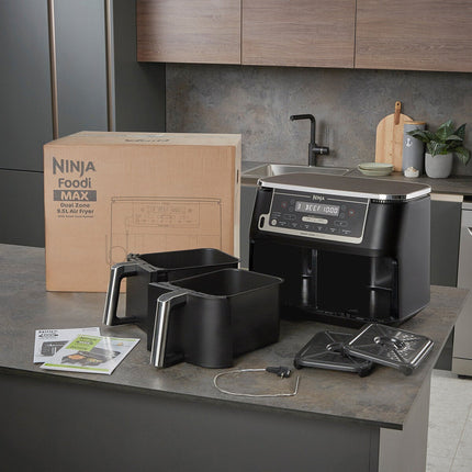 Ninja AF451UK Foodi MAX Dual Zone Air Fryer with Smart Cook System in Black – view 8