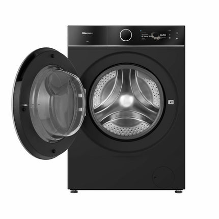 Hisense KitchenFit 7i Series WF7I1248BBR, 12kg Washing Machine, A Rated in Black – view 4