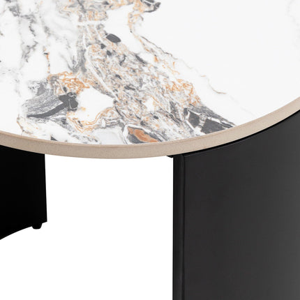 Gallery Marzio White Marble Coffee Table – view 6