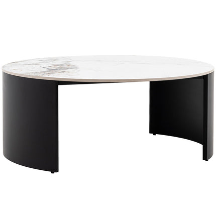 Gallery Marzio White Marble Coffee Table – view 4