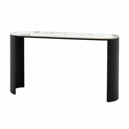 Gallery Marzio White Marble Console Table – view 4