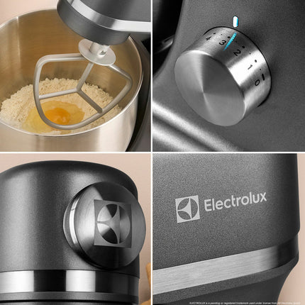 Electrolux SDA2842ELGRY 1600W Die-Cast 6.5L Stand Mixer in Grey – view 6