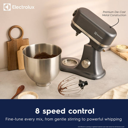 Electrolux SDA2842ELGRY 1600W Die-Cast 6.5L Stand Mixer in Grey – view 3