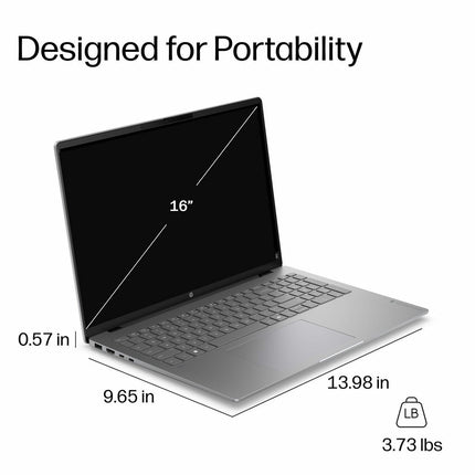 HP Omnibook 5, Copilot+ PC, Intel Core Ultra 7, 16GB RAM, 512GB SSD, 16 inch OLED Laptop, 16-bm0000nax – view 8