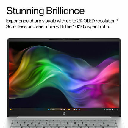 HP Omnibook 3, Copilot+ PC, Snapdragon X, 16GB RAM, 256GB SSD, 14 Inch Laptop, 14-hz0001nax – view 3