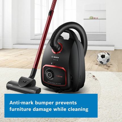 Bosch BGL6POWGB Series 6 Pro Power Bagged Cylinder Vacuum Cleaner in Black – view 8