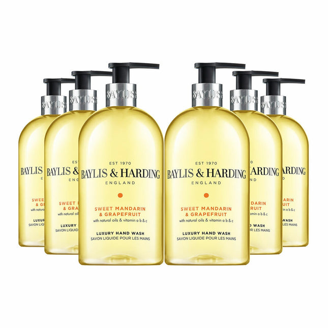 Baylis & Harding Hand Wash, 6 x 500ml in 2 Options