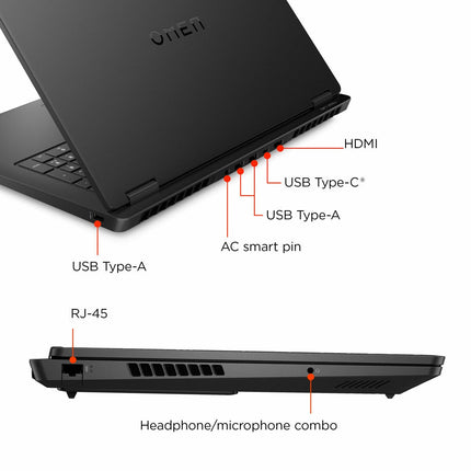 HP OMEN, AMD Ryzen AI 7, 16GB RAM, 1TB SSD, NVIDIA GeForce RTX 5060, 17.3 inch Gaming Laptop, 17-db1000na – view 6