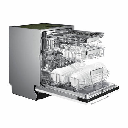 Samsung DW70H73WCB0U4 Integrated Dishwasher, C Rated in White – view 4