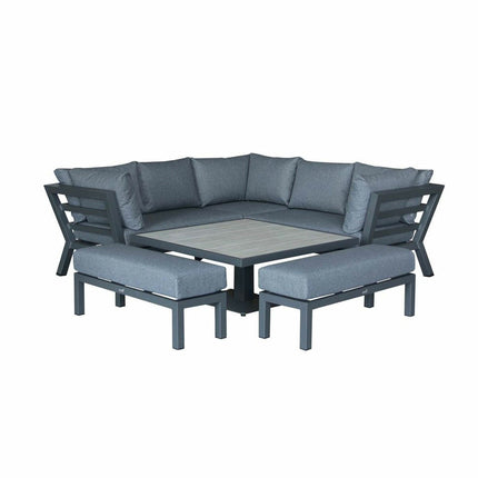 Bramblecrest San Marino 4 Piece Deep Seating Corner Patio Set – view 6