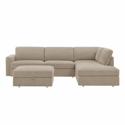 Broyhill Oswin Fabric Corner Sofa with Storage Ottoman in 2 Configurations – view 5
