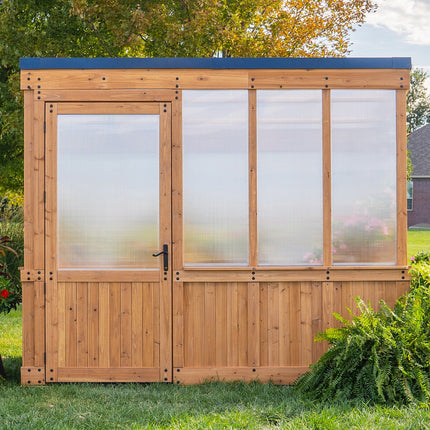 Backyard Discovery 9ft X 6ft Willow Wooden Greenhouse – view 2