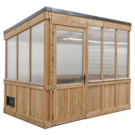 Backyard Discovery 9ft X 6ft Willow Wooden Greenhouse – view 3