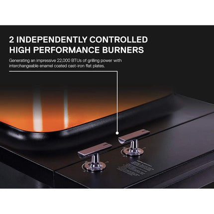 Everdure by Heston Blumenthal Force 2 Burner Gas Barbecue in Orange – view 3